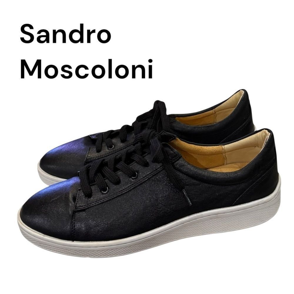 Sandro Moscoloni New York M180 Black Leather Men’s Sneakers 11